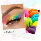 Colorful Vegan Duochrome Eyeshadow Palette Powder 16.2g Lightweight