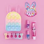 Multicolor Portable  Childrens Plastic Makeup Sets Perfection In A Kit Pop It Bag