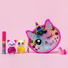 Colorful Attractive Bag Little Kid Makeup Set Imaginative Play Makeup Toys