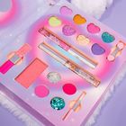 Skin Friendly Kids Play Makeup Kit With Lip Gloss Eye Shadow Palette Customizable