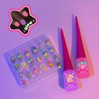 Delicate Easy To Use DIY Nail Art Kit For Pretend Play With GID Nail Polish