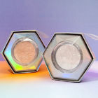 OEM Vegan Diamond Glow Pressed Powder Face Glitter Highlighter Skin Friendly