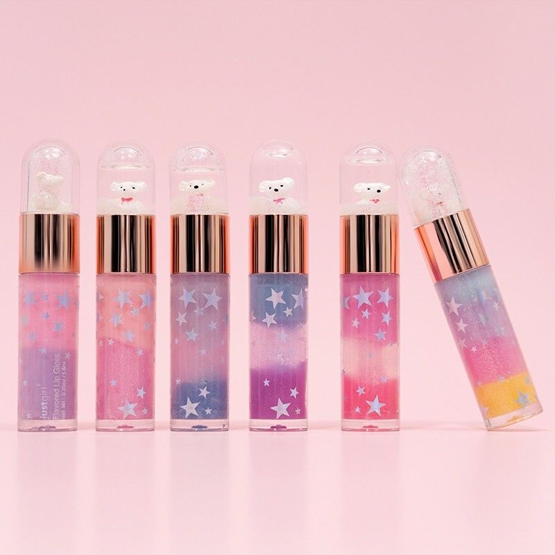 5.8ml Fruity Fragrance Layered Kids Lip Gloss Essence Shimmer Lip Gloss