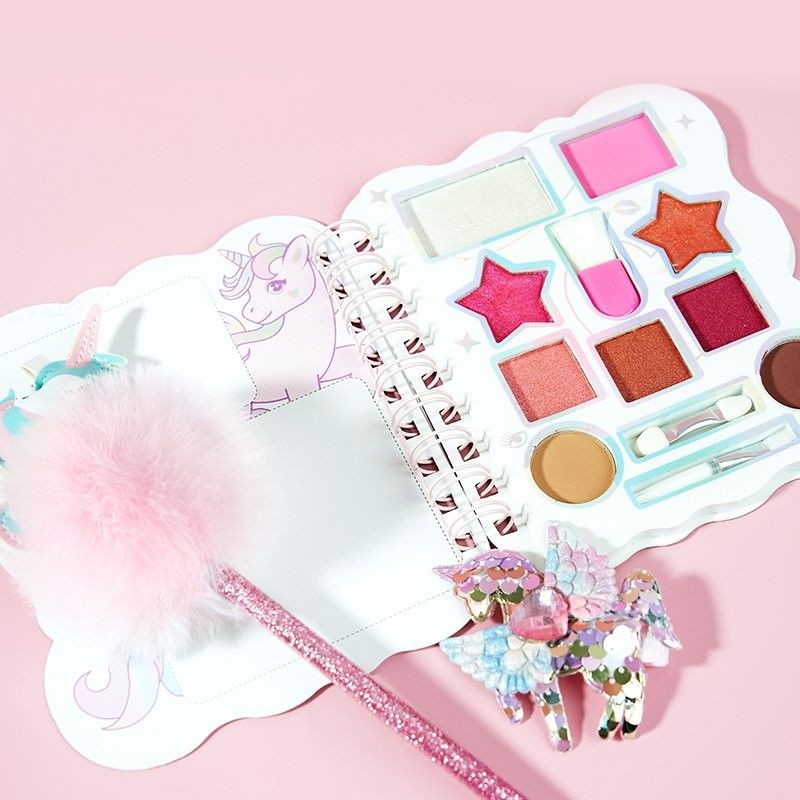 Colorful Childrens Play Makeup Sets Pretend Cosmetic Set With Book And Pencil